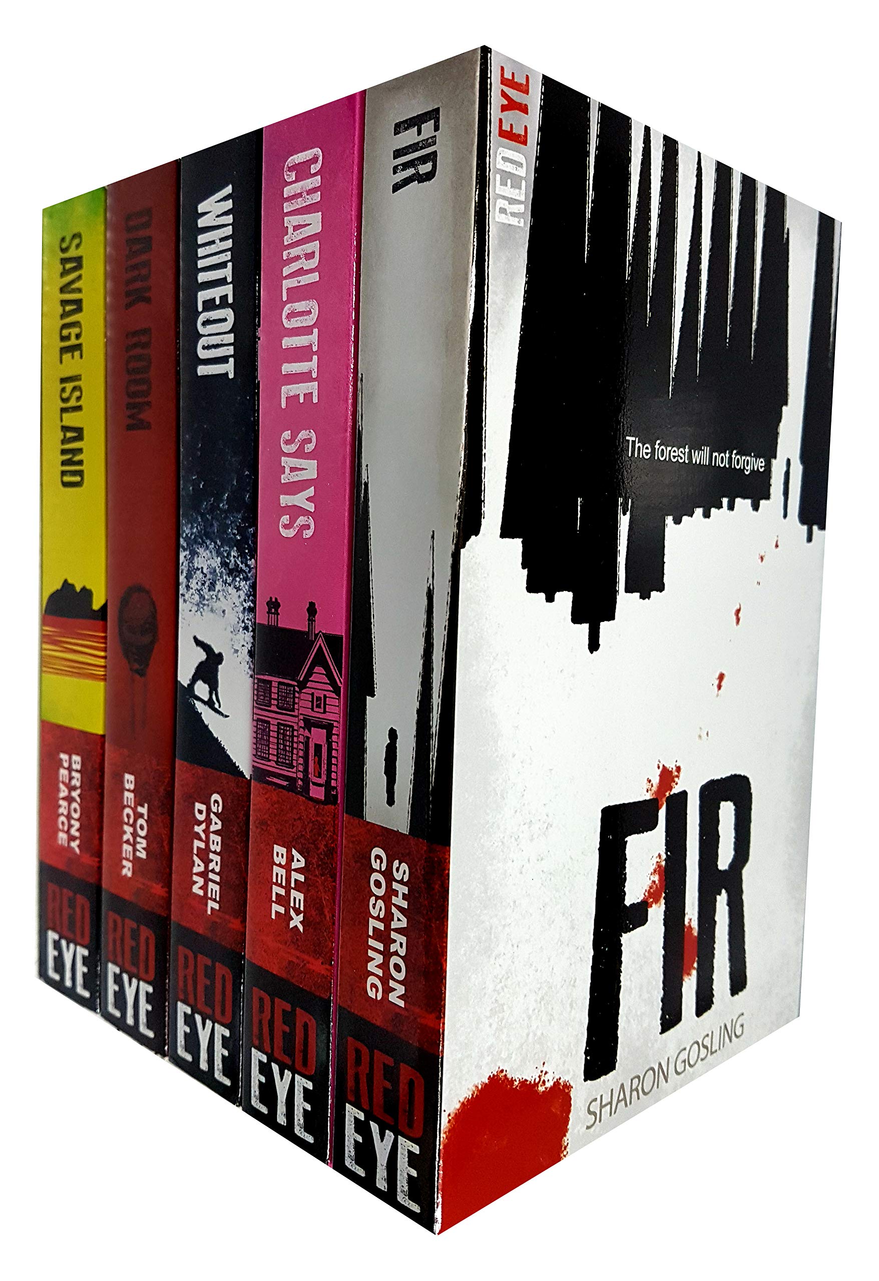 Red Eye Series 4 Books Collection Set - Whiteout, Dark Room, Savage Island, Fir - YA Thriller Paperback Books