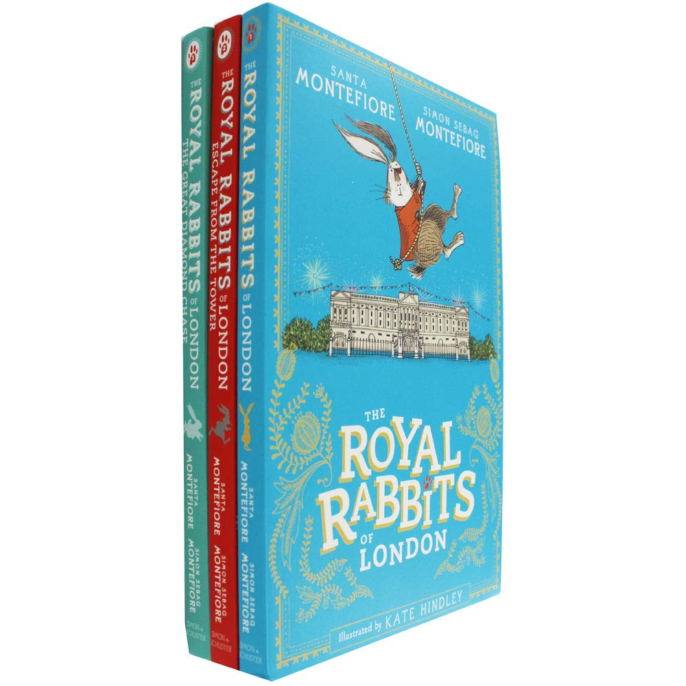 Royal Rabbits of London 3 Books Collection Set by Santa Montefiore - Paperback - Ages 6-9 - includes Escape From the Tower and The Great Diamond Chase