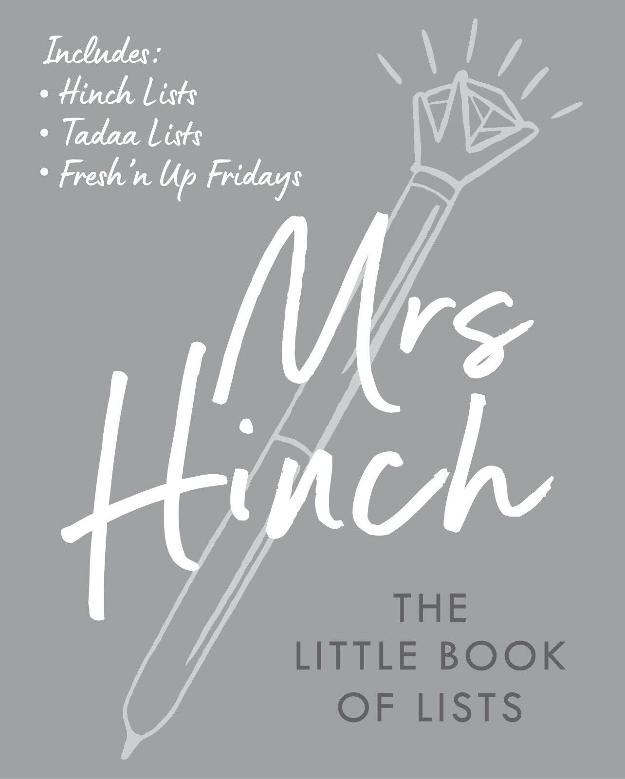Mrs Hinch: The Little Book of Lists Hardcover NEW (Home & Garden) - Lets Buy Books