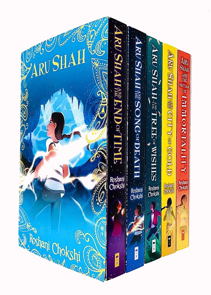 Pandava Rick Riordan Presents Aru Shah Series Books 1-5 Collection by Roshani Chokshi - Lets Buy Books