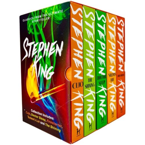 Stephen King 5 Books Box Set (Cujo, The Shining, Doctor Sleep, Salem's Lot & Firestarter) - Lets Buy Books