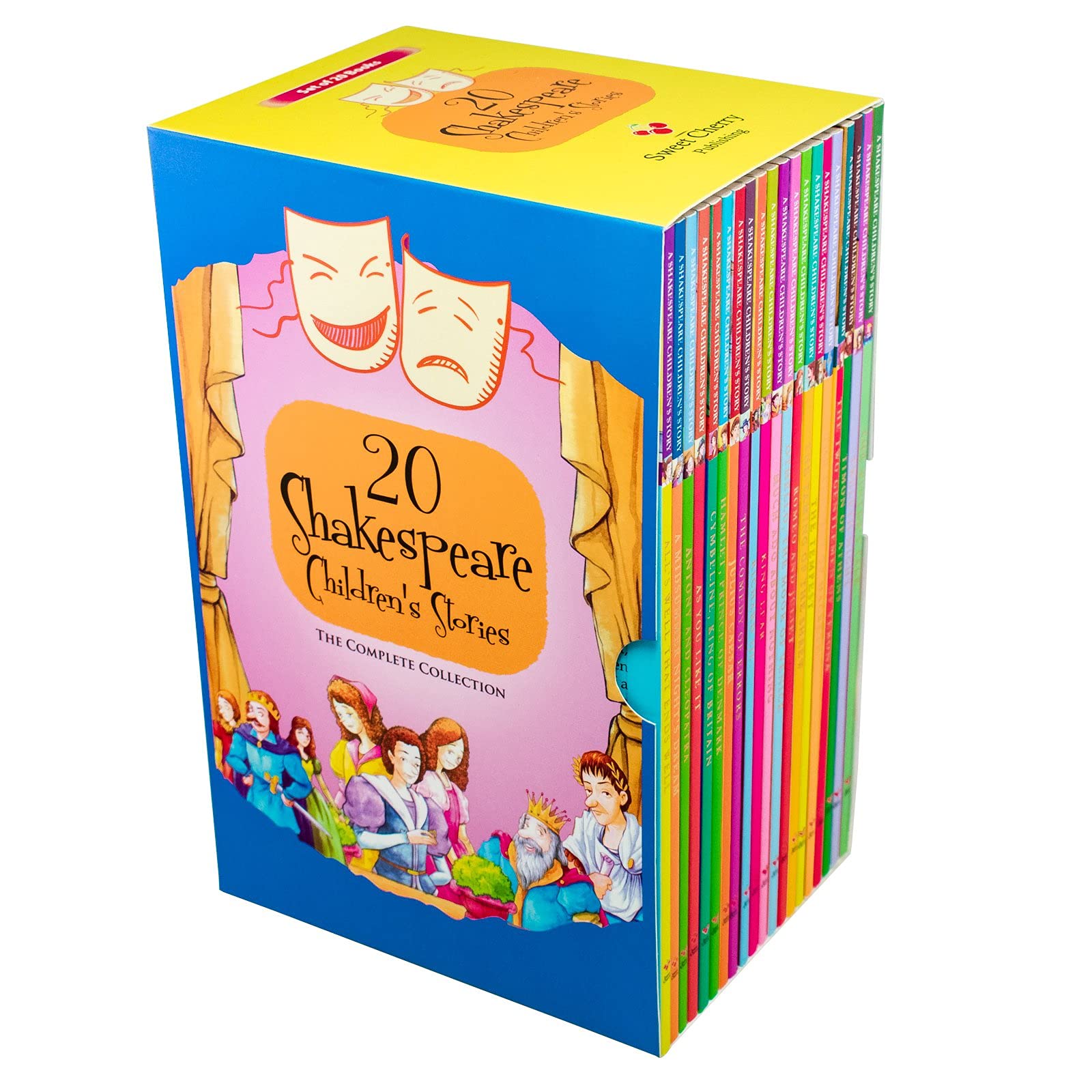 20 Shakespeare Children's Stories Collection Set - complete 20 book paperback box set for ages 7-9, retellings of Romeo and Juliet, Hamlet, Macbeth and more