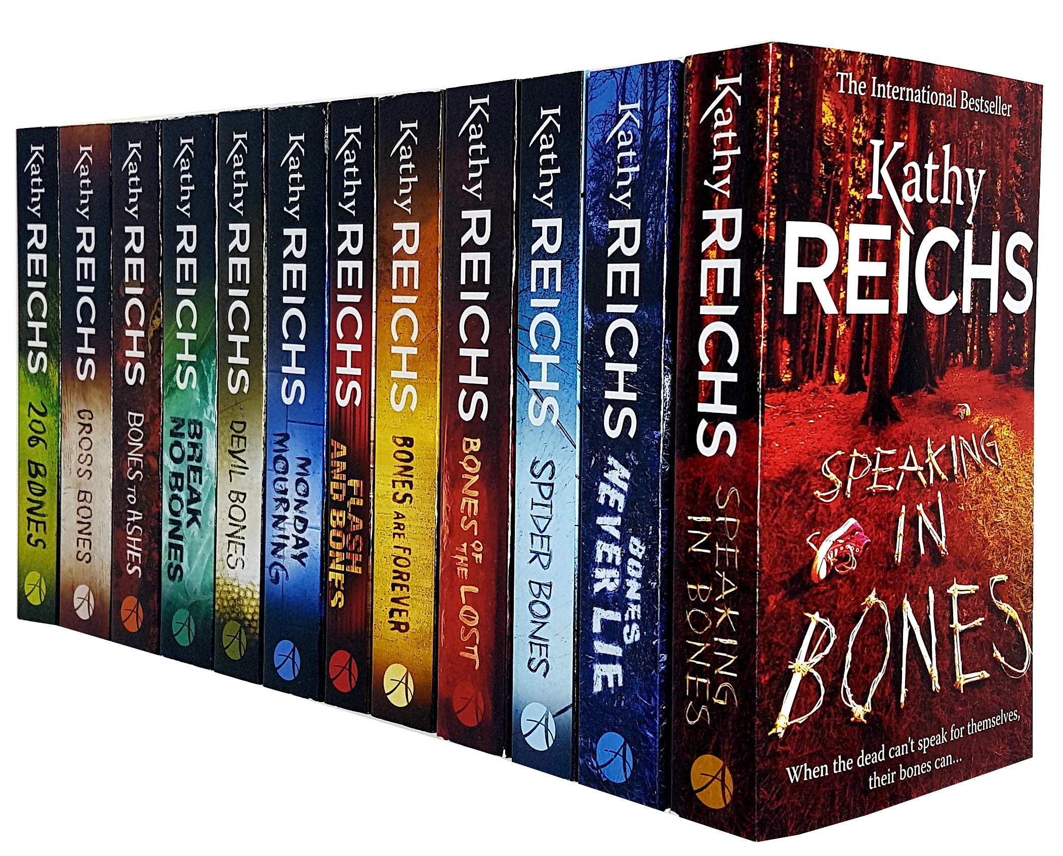 Temperance Brennan Series by Kathy Reichs - 12 Books Collection Set (Books 7-18) - Paperback - includes Monday Mourning, Cross Bones, Bones to Ashes and more