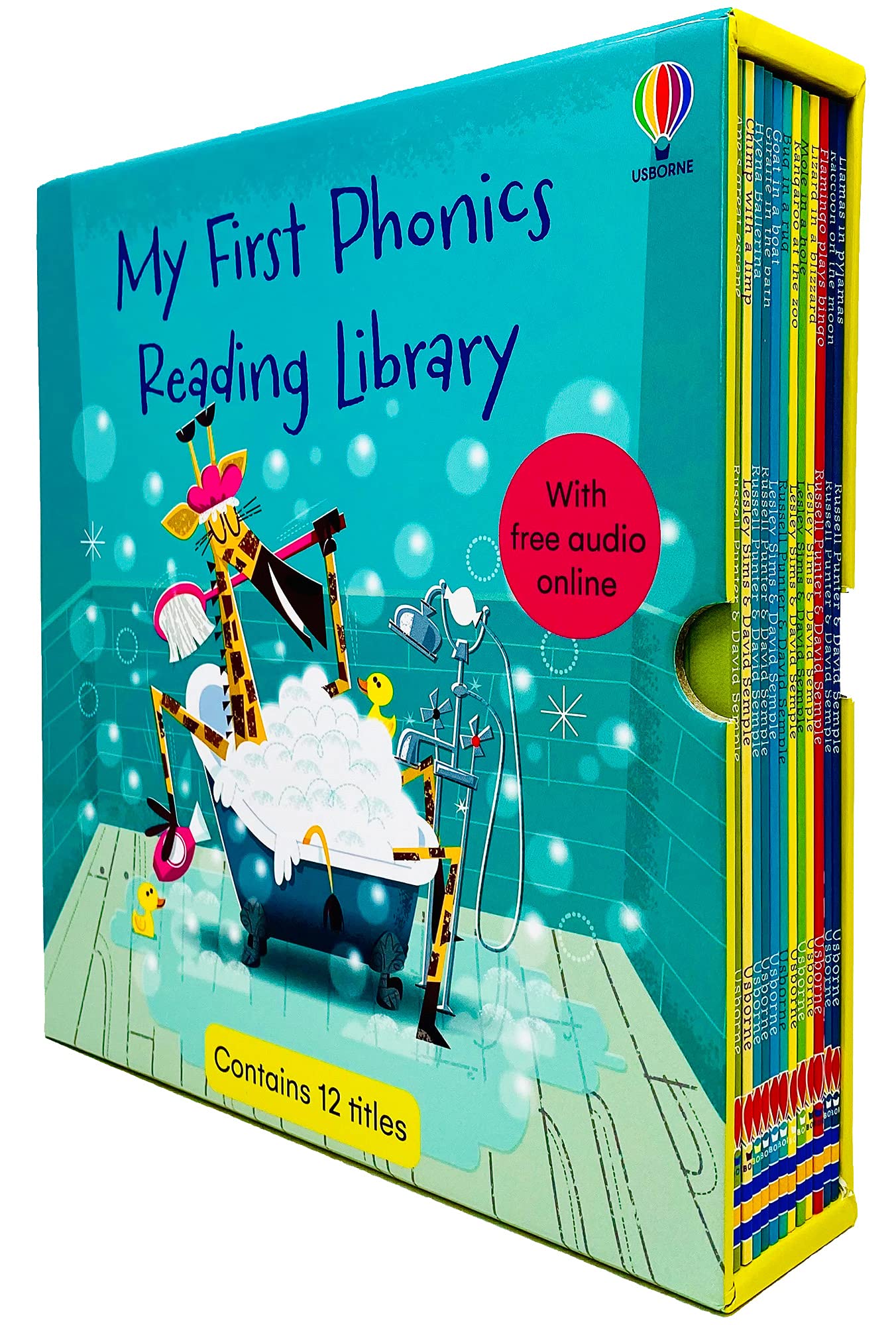 Usborne My First Phonics Reading Library 12 Books Collection Box Set - Paperback Phonics Readers for Ages 3-5