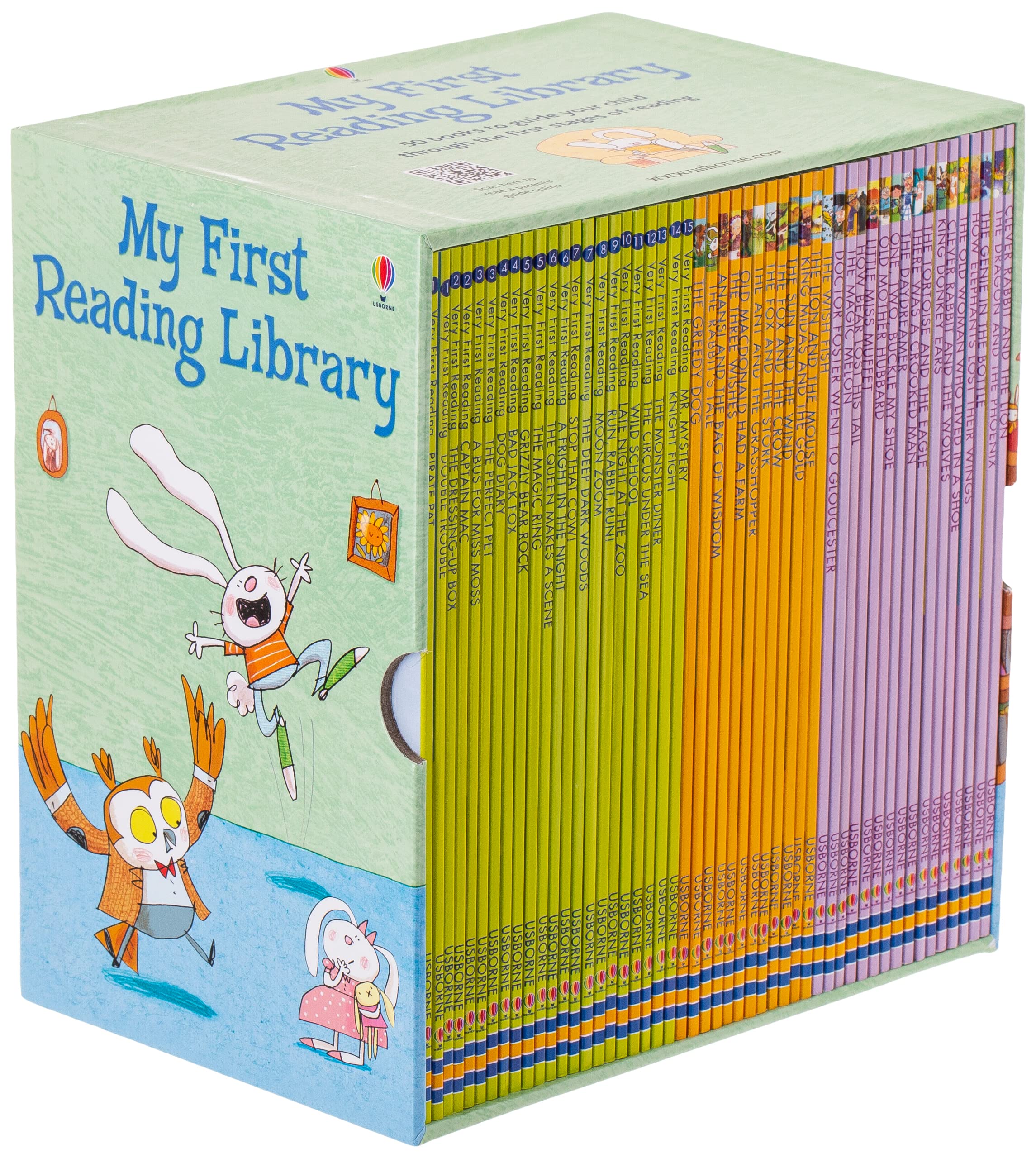 Usborne My First Reading Library 50 Books Collection Set (Pirate Pat) - Ages 5-7 Paperback box set cover