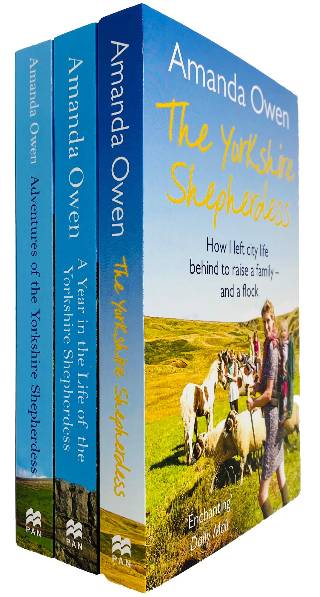 The Yorkshire Shepherdess 3 Books Collection Set by Amanda Owen - Paperback - includes The Yorkshire Shepherdess, A Year in the Life of the Yorkshire Shepherdess and Adventures of the Yorkshire Shepherdess