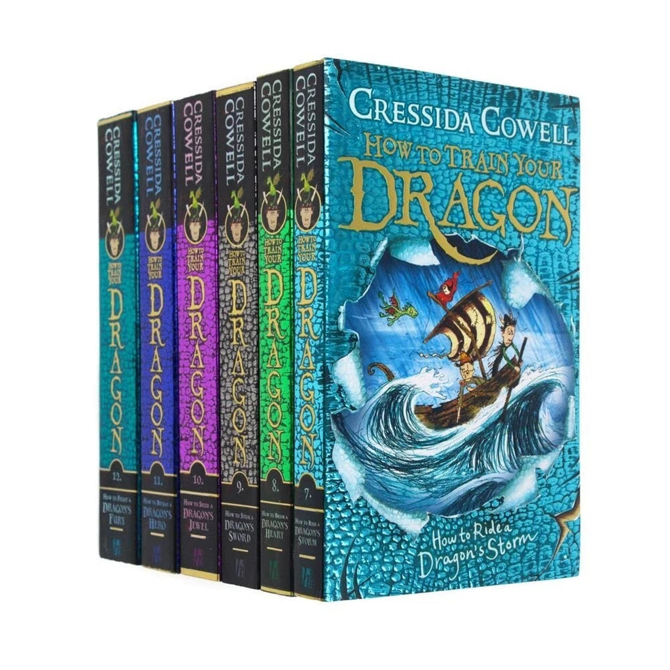Cressida Cowell How to Train Your Dragon 6 Books Collection Set Book 7 to12 - Lets Buy Books