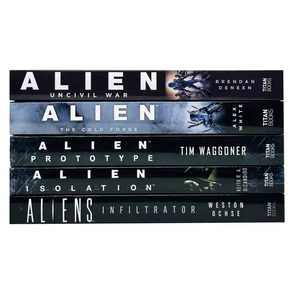 Alien Series 5 Books Collection Cold Forge, Prototype, Uncivil War, Isolation - Lets Buy Books