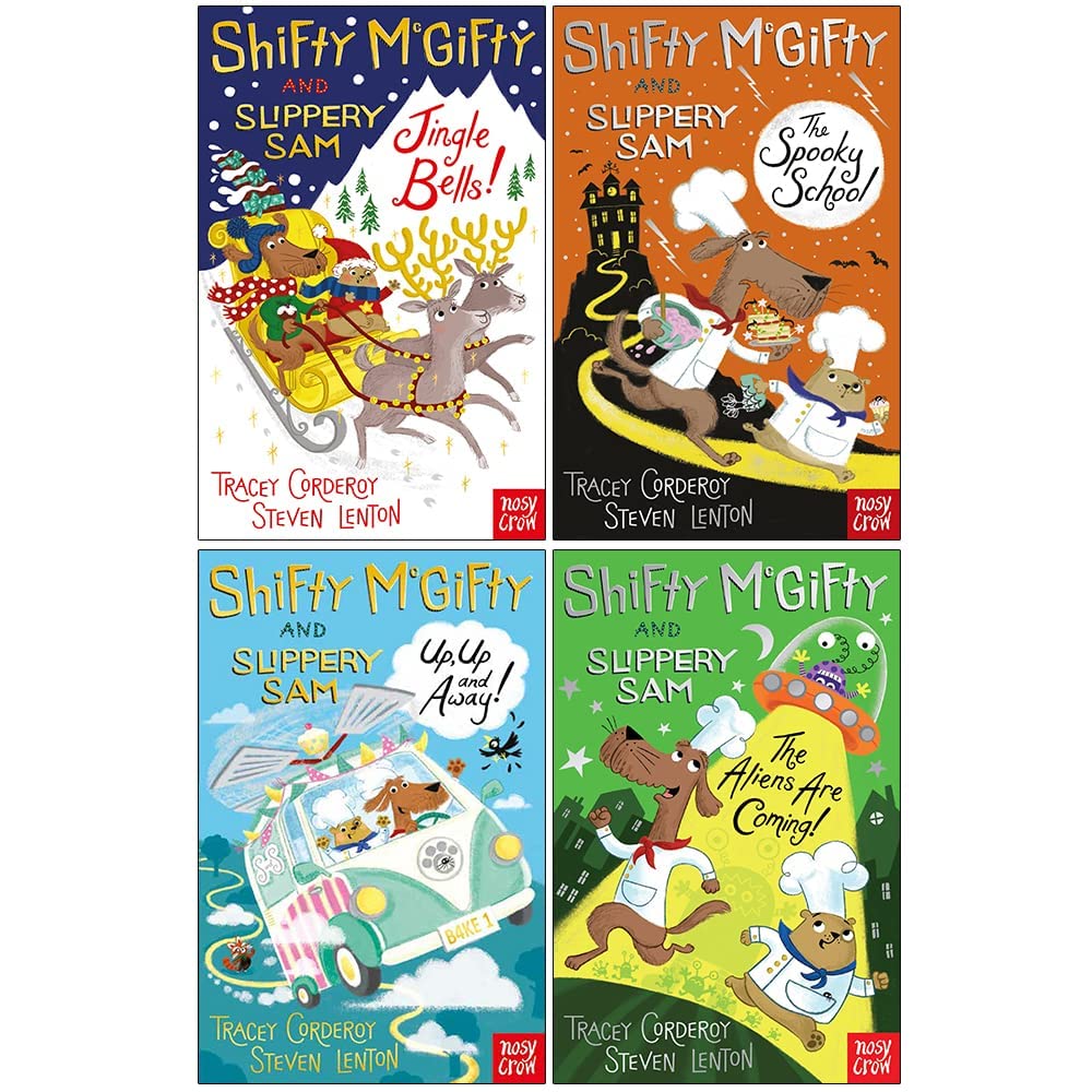 Shifty McGifty and Slippery Sam Collection 4 Books Set By Tracey Corderoy - Lets Buy Books