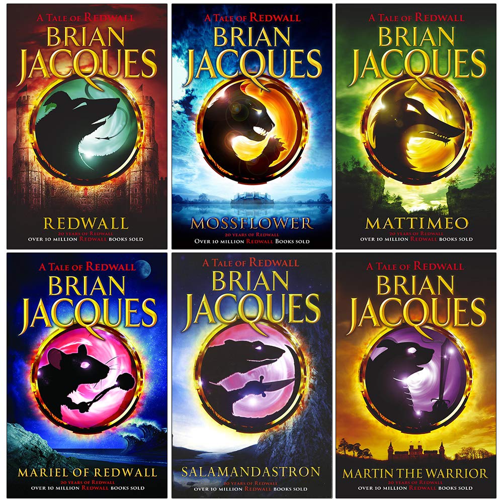 Redwall Series Books 1 - 6 Collection Set by Brian Jacques (Mariel of Redwall, Salamandastron, Martin the Warrior & More) - Lets Buy Books