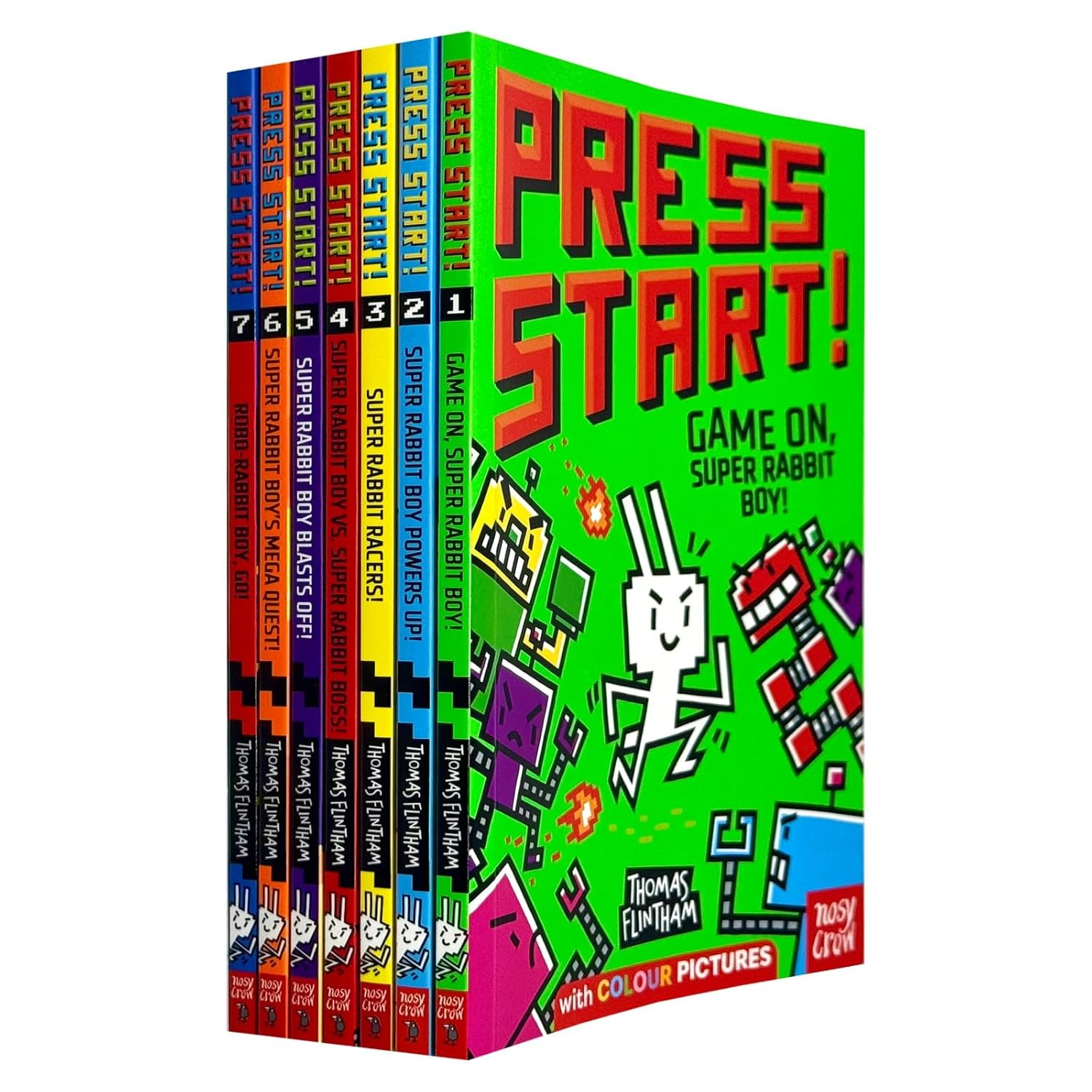 Press Start Series by Thomas Flintham 7 Books Collection Set - Ages 5-7 - Paperback - Lets Buy Books