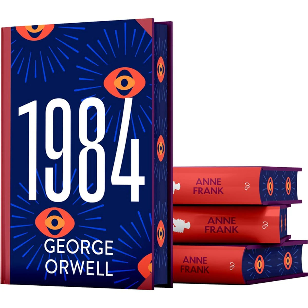 1984 by George Orwell sprayed edge hardback edition open interior pages