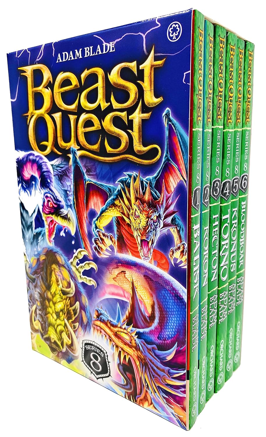 Beast Quest Series 8 Set Books 1 - 6 Collection by Adam Blade - Lets Buy Books