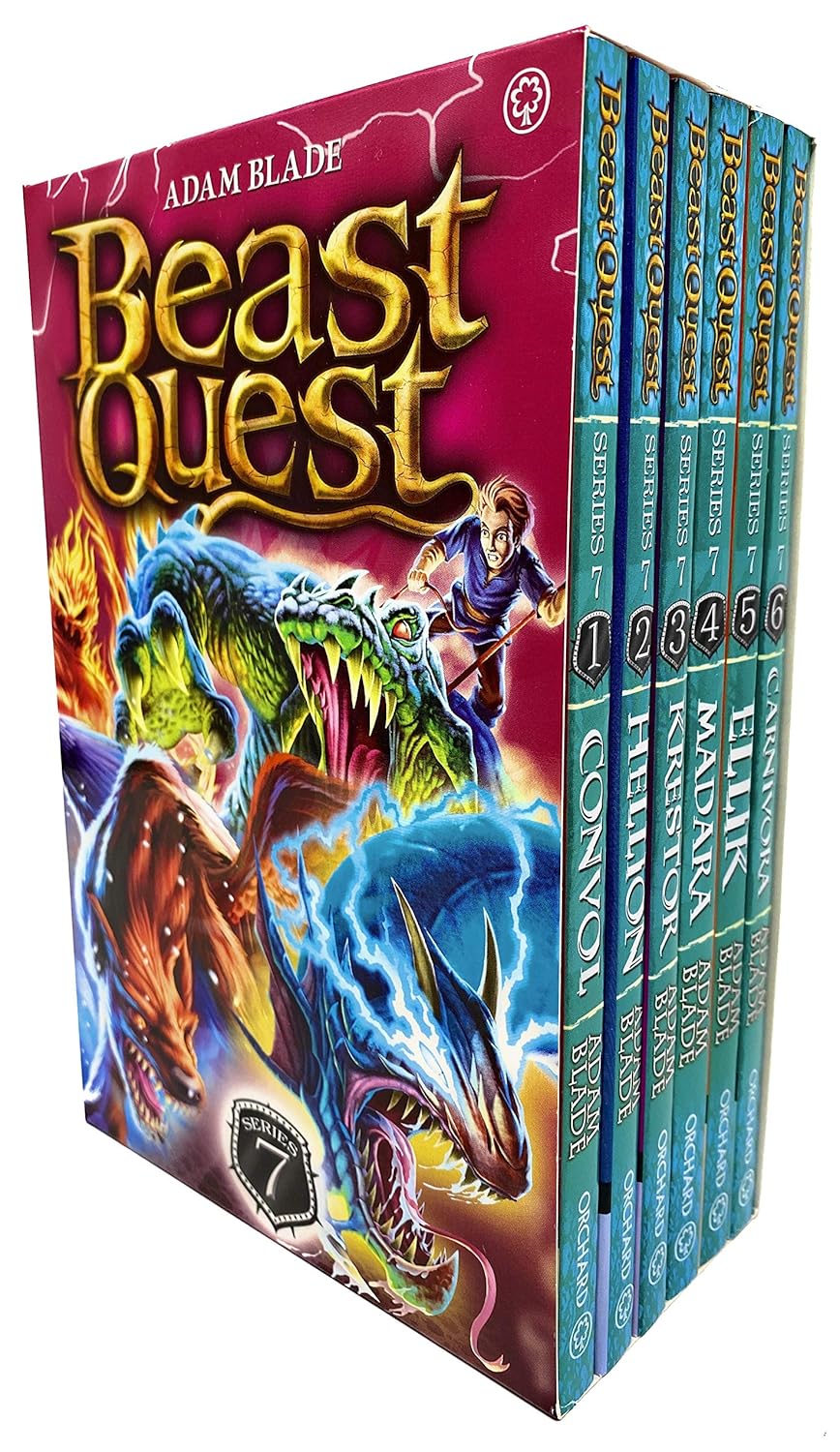 Beast Quest Series 7 Box Set Books 1 - 6 Collection - Lets Buy Books