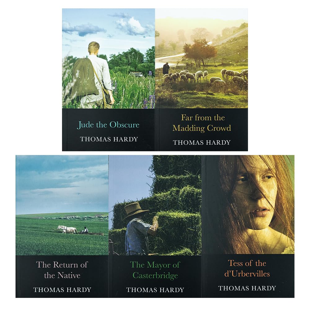 The Novels Of Thomas Hardy 5 Books Set (The Mayor of Casterbridge, Tess of the d'Urbervilles) - Lets Buy Books