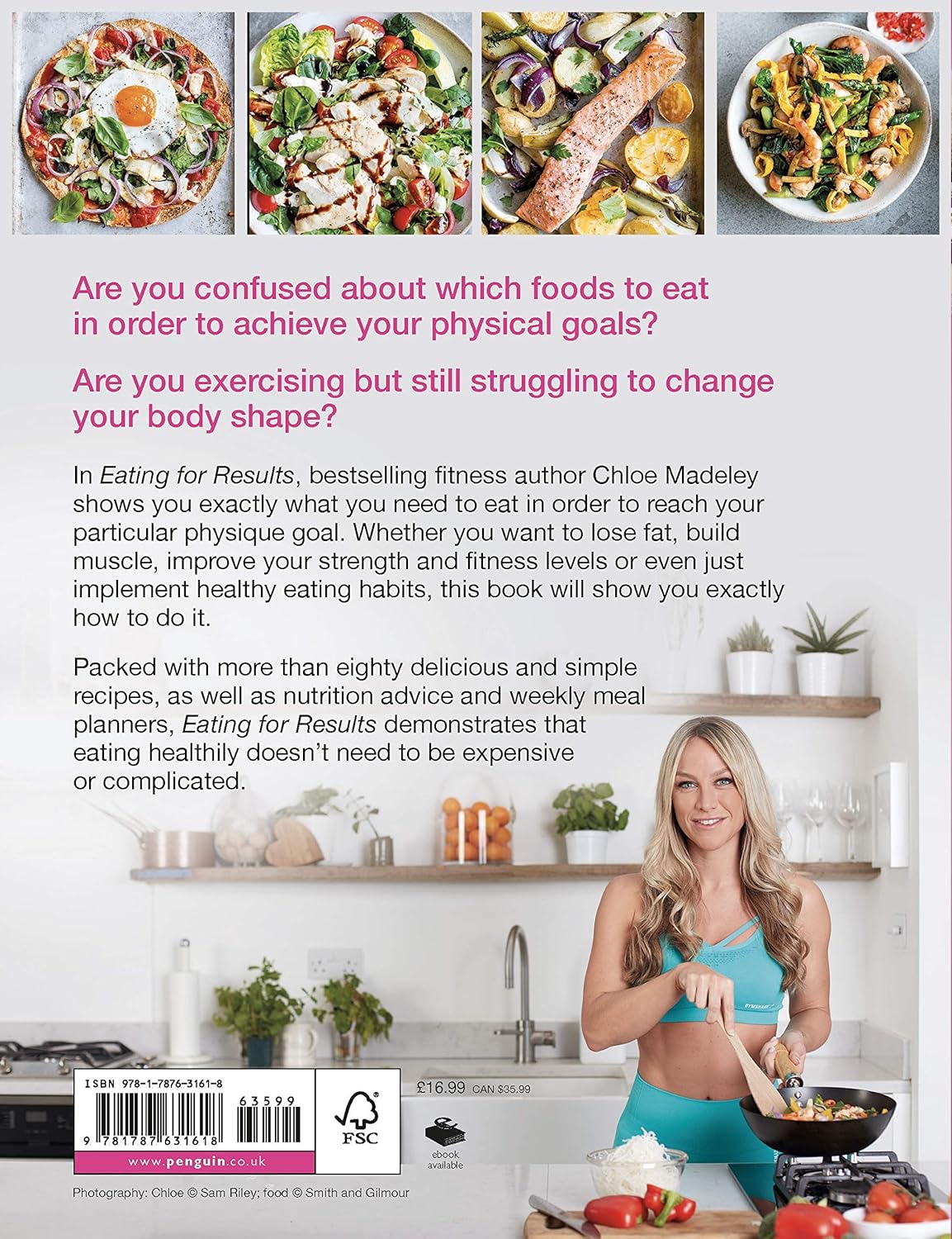 Eating for Results: Delicious, Easy Recipes to Help You Reach Your Health by Chloe Madeley - Lets Buy Books