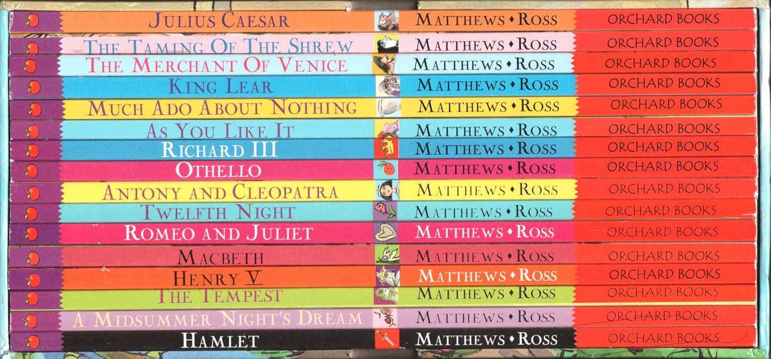 The Shakespeare Stories 16 Book Box Set Collection by Shakespear - Lets Buy Books