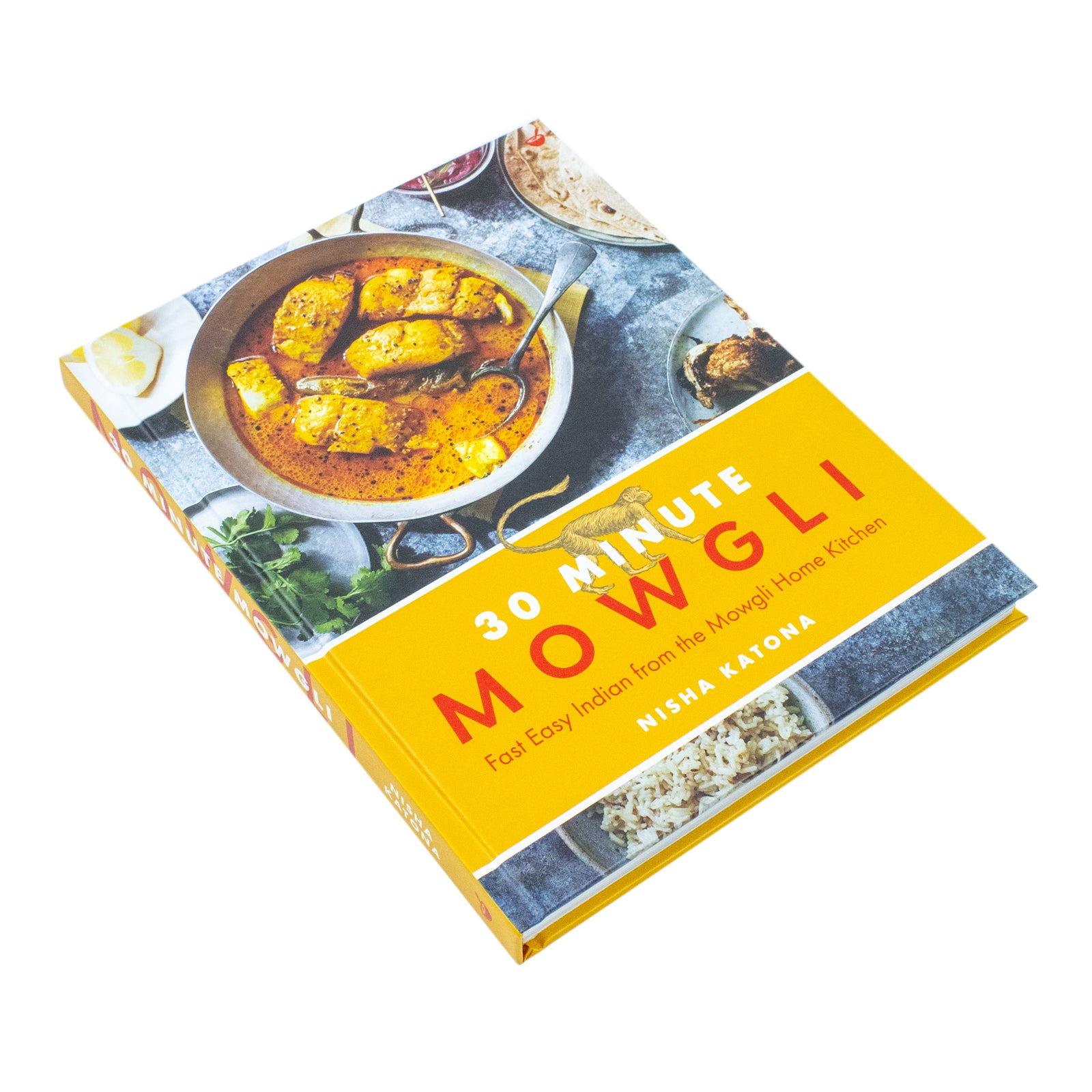 30 Minute Mowgli hardback cookbook - fast Indian recipe photography