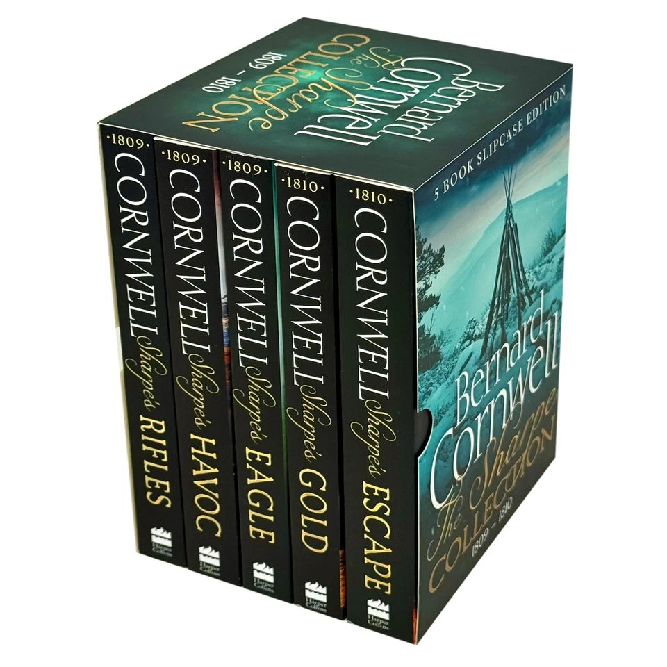 Sharpe Series 6–10 Box Set by Bernard Cornwell: Sharpe's Rifles, Havoc, Sharpe's Eagle, Sharpe's Gold, Sharpe's Escape - Lets Buy Books