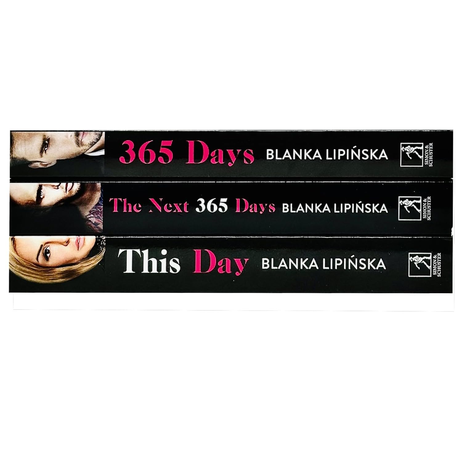 365 Days Series paperback collection set by Blanka Lipińska showing all three book covers