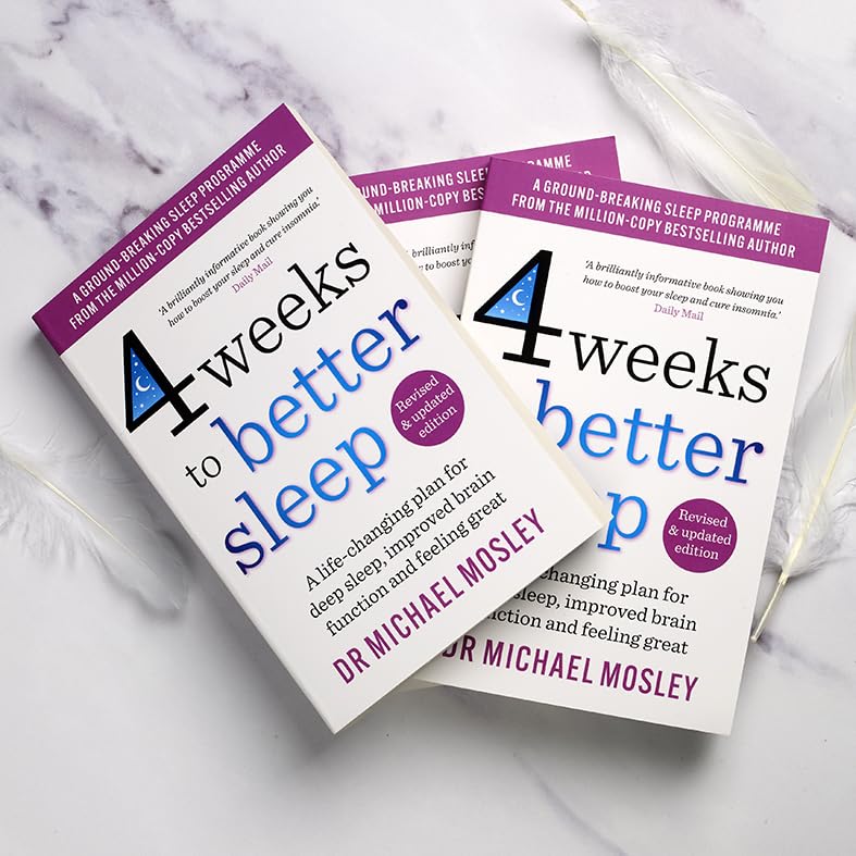 4 Weeks to Better Sleep by Dr Michael Mosley - inside pages of paperback sleep guide