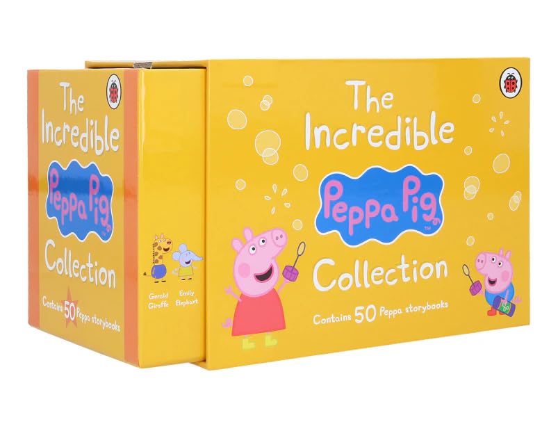 Peppa Pig: The Incredible Collection 50 Books Box Set (50 Storybooks Series 2) Paperback - Lets Buy Books