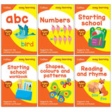 Collins Easy Learning Preschool 6 Books Set Ages 3–5 : Ideal for home learning