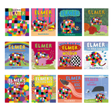 Elmer 12 Classic Picture Books Collection Set by David McKee ( Lost Teddy, Special Day ) - Lets Buy Books