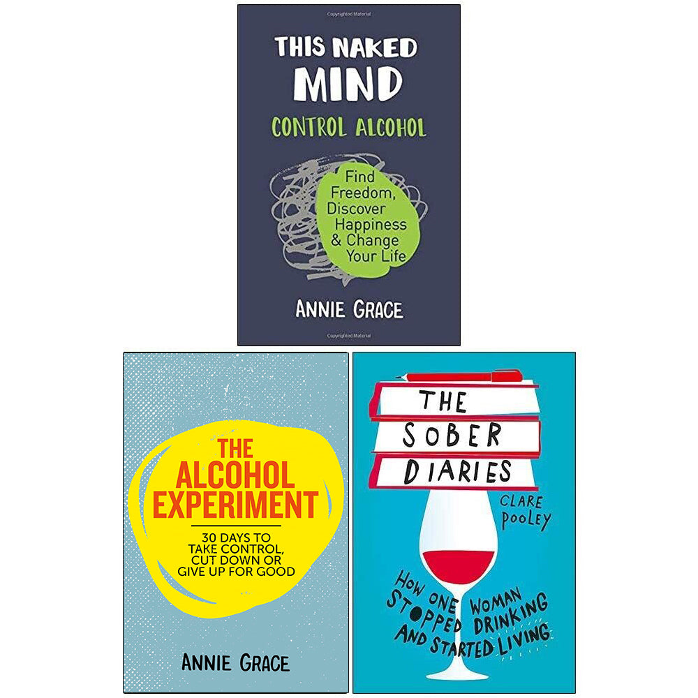 This Naked Mind, The Alcohol Experiment & The Sober Diaries 3 Books Collection Set - Lets Buy Books