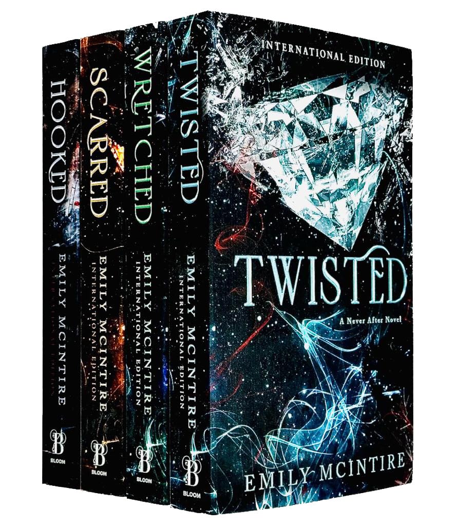 Never After Series Collection 4 Books Set by Emily McIntire Hooked, Scarred - Lets Buy Books