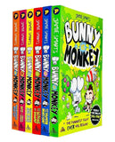 Bunny Vs Monkey 1 - 6 Books Set by Jamie Smart League of Doom, Human Invasion