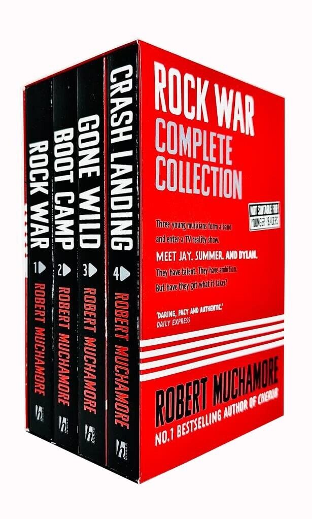 Rock War Complete Collection 1-4 Books Box Set By Robert Muchamore - Lets Buy Books