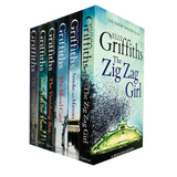 Brighton Mysteries Series Books 1-6 Collection Set by Elly Griffiths (Zig Zag Girl, Blood Card) - Lets Buy Books