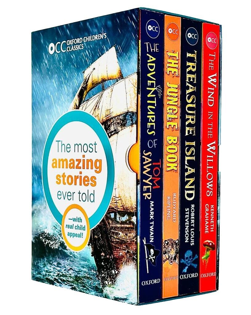 Oxford Children's Classics World of Adventure Box Set by Robert Louis Stevenson - Lets Buy Books