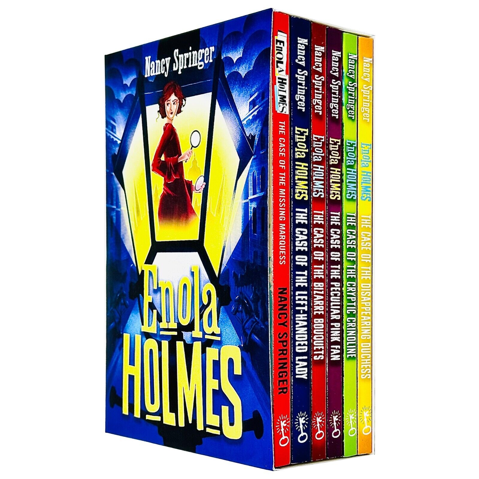 Enola Holmes Mystery Series 6 Books Collection Set by Nancy Springer Paperback - Lets Buy Books