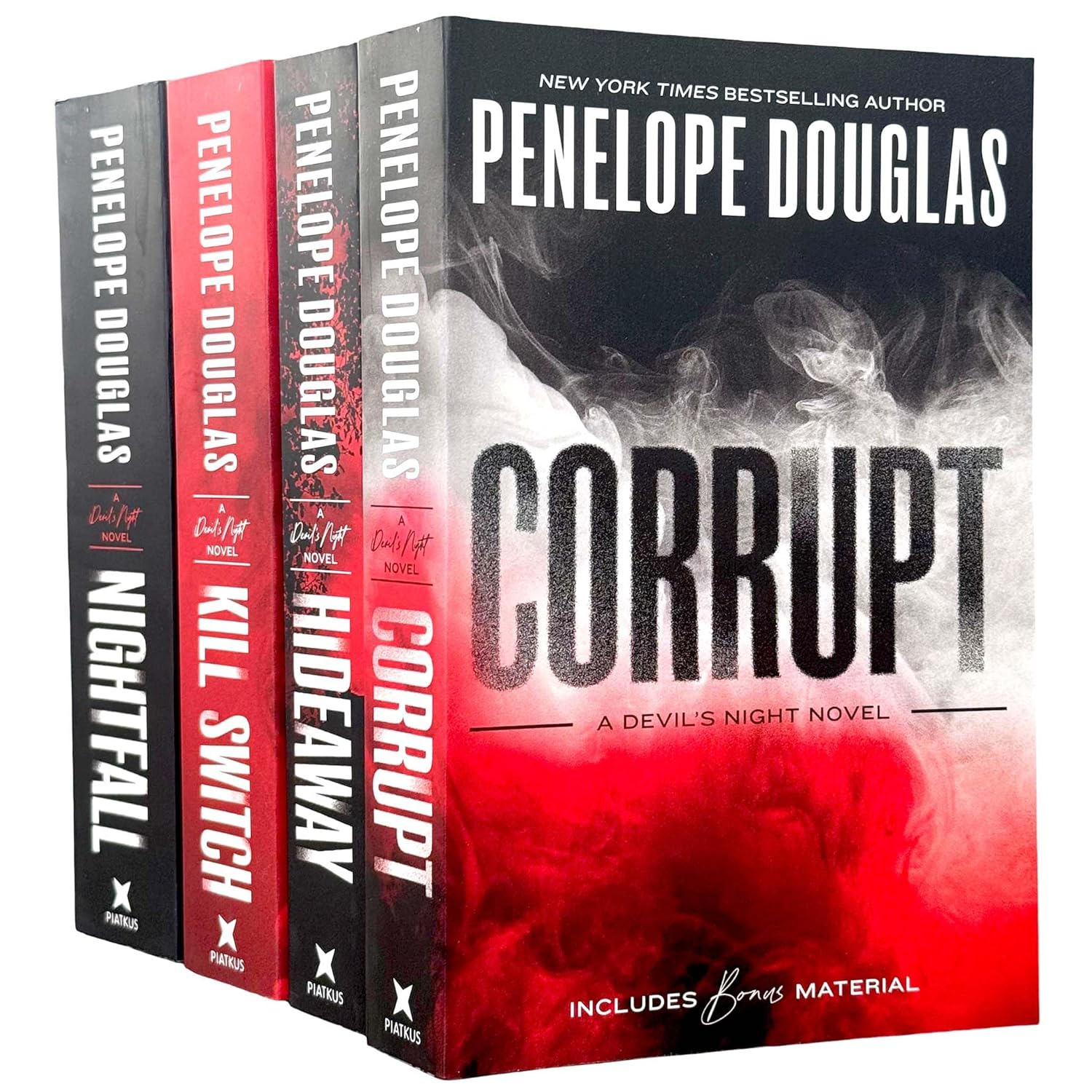 Devil's Night Series Collection 4 Books Set by Penelope Douglas Corrupt,Kill Switch - Lets Buy Books