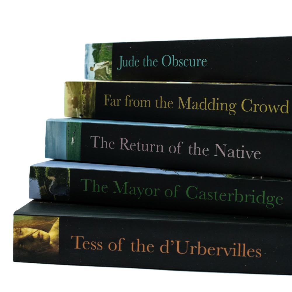 The Novels Of Thomas Hardy 5 Books Set (The Mayor of Casterbridge, Tess of the d'Urbervilles) - Lets Buy Books