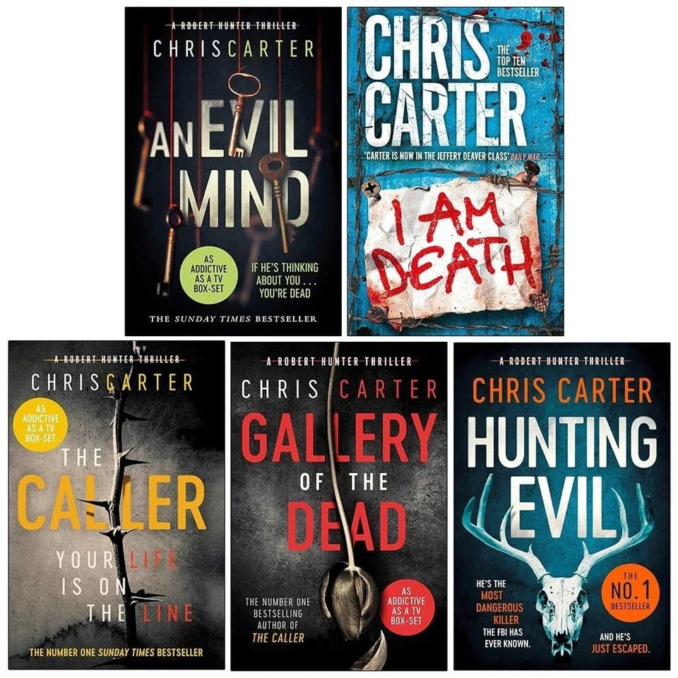 Robert Hunter Series by Chris Carter 5 Books Set - Fiction - Paperback - Lets Buy Books