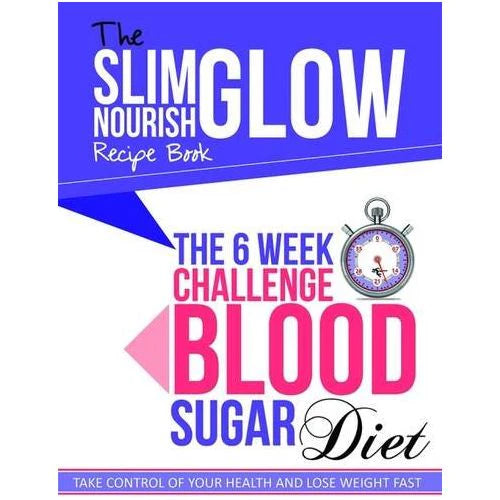 The 6 Week Challenge Blood Sugar Diet by Cook Vitality - paperback diet and recipe book cover
