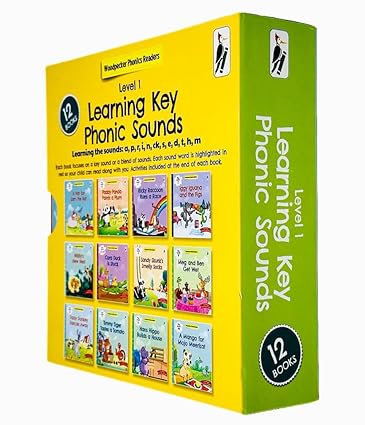 My First Phonic Sounds 12 Books Collection Box Set with Included Fun Activities - Lets Buy Books