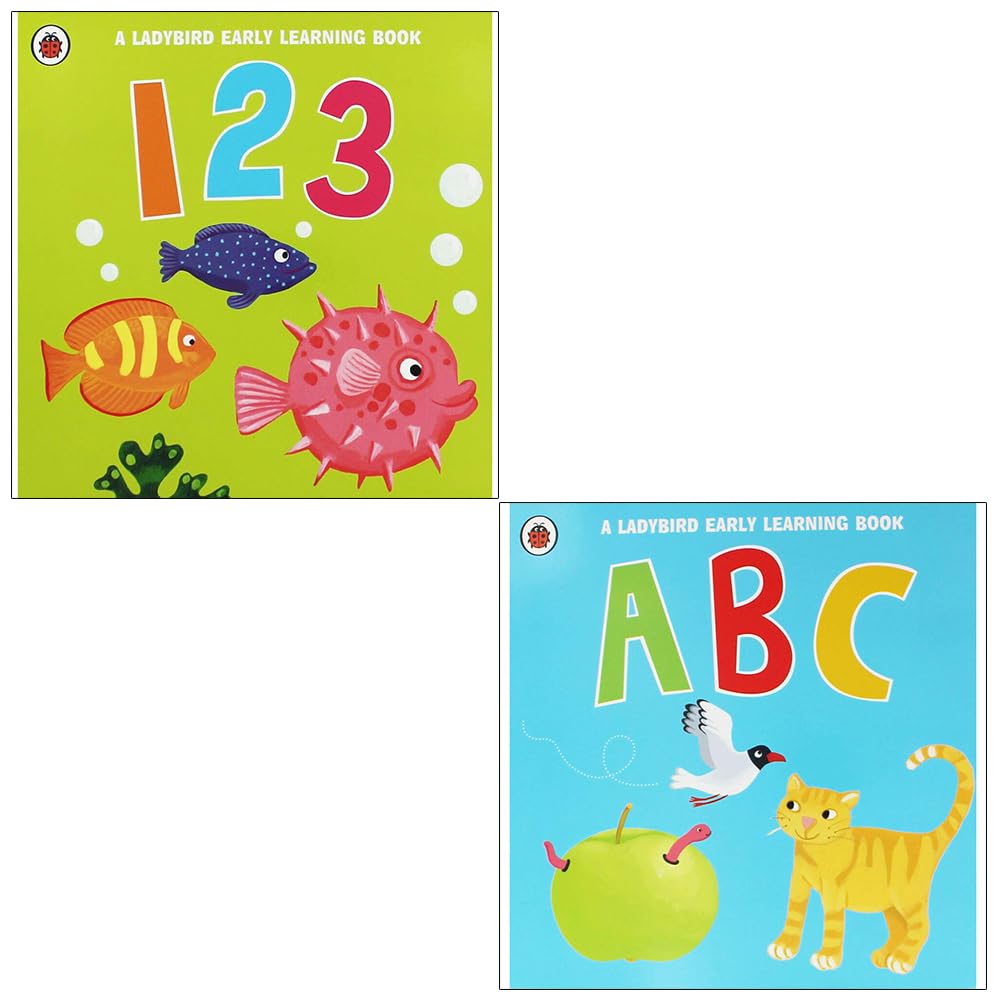 Ladybird Early Learning by Ladybird 2 Books Set - Ages 3–5 - Board Book - Lets Buy Books