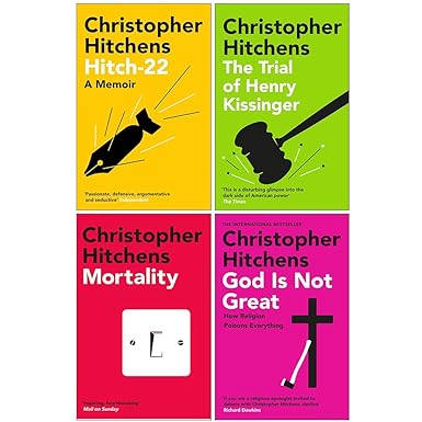 Christopher Hitchens Collection 4 Books Set (Hitch 22, Trial of Henry Kissinger, Mortality) - Lets Buy Books