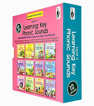 My Second Phonic Sounds 12 Books Collection Box Set with Included Fun Activities - Lets Buy Books