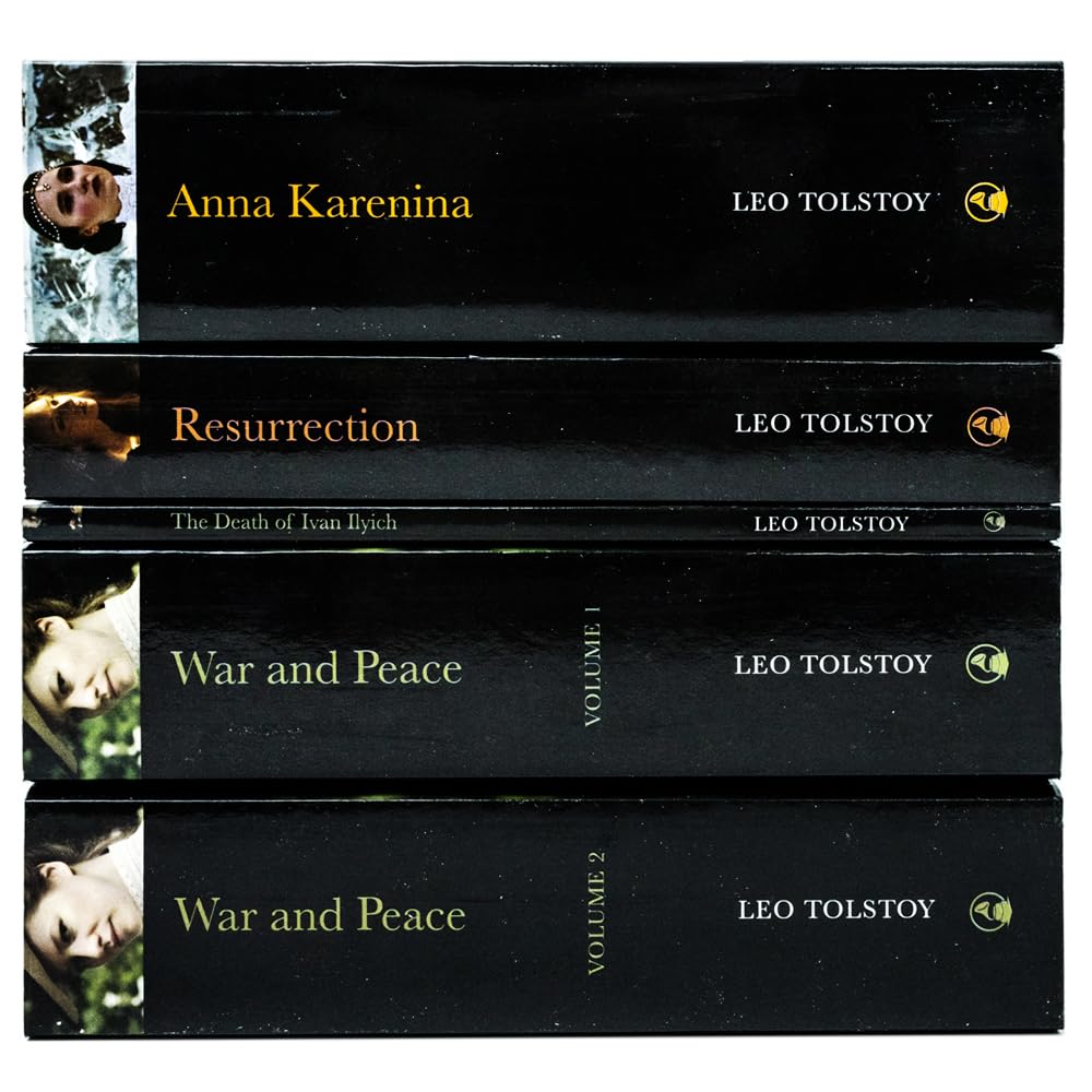 The Complete Novels of Leo Tolstoy Classic Stories 5 Books Collection Box Set (Resurrection, Anna Karenina, The Death of Ivan Ilyich) - Lets Buy Books