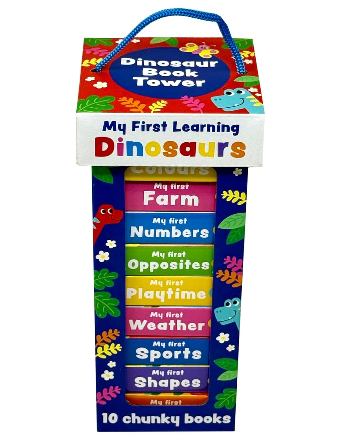 My First Dinosaur Learning Library 10 Books Collection Set - Ages 0–5 - Board Book - Lets Buy Books