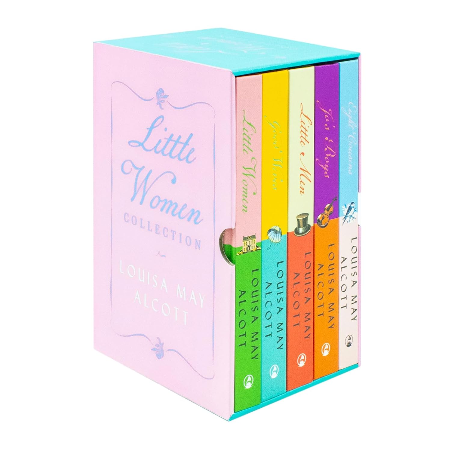 Little Women 5 Hardback Book Collection Set Little Men, Jo's Boys, Eight Cousins - Lets Buy Books