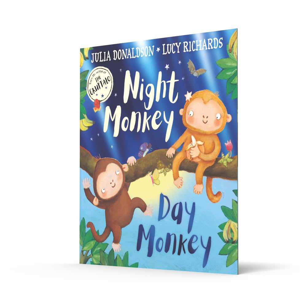 Night Monkey, Day Monkey: 1 By Lucy Richards & Julia Donaldson Paperback - Lets Buy Books