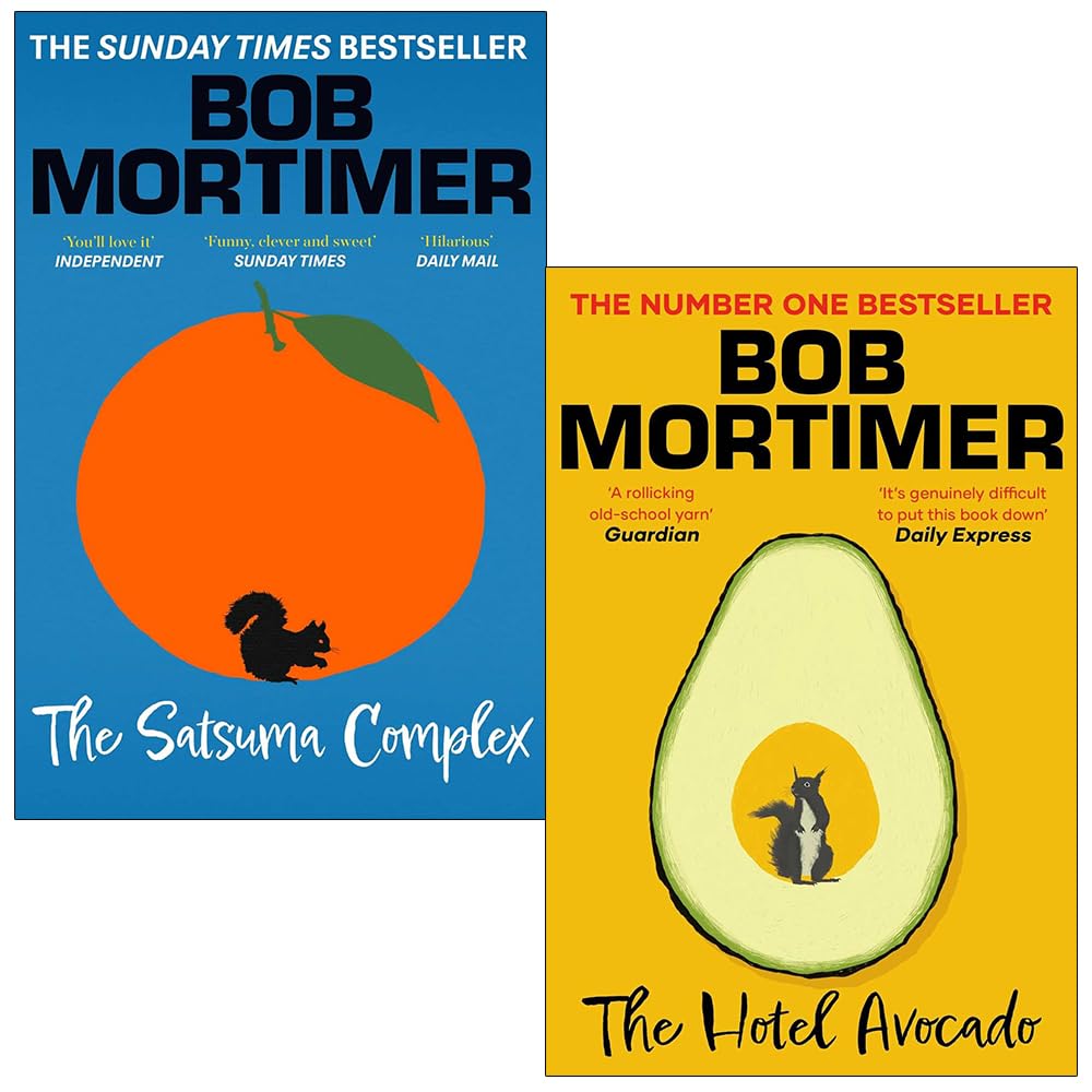 Bob Mortimer 2 Books Collection Set Hotel Avocado Gary Thorn, Satsuma Complex - Lets Buy Books