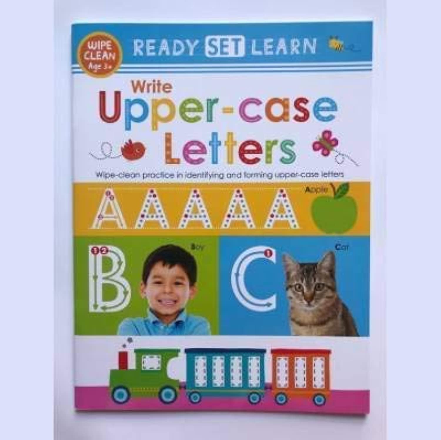 New Ready Set Learn 10 Early Learning Wipe Clean Books Colours Shapes Numbers Phonics Handwriting Counting Ages 3+ - Lets Buy Books