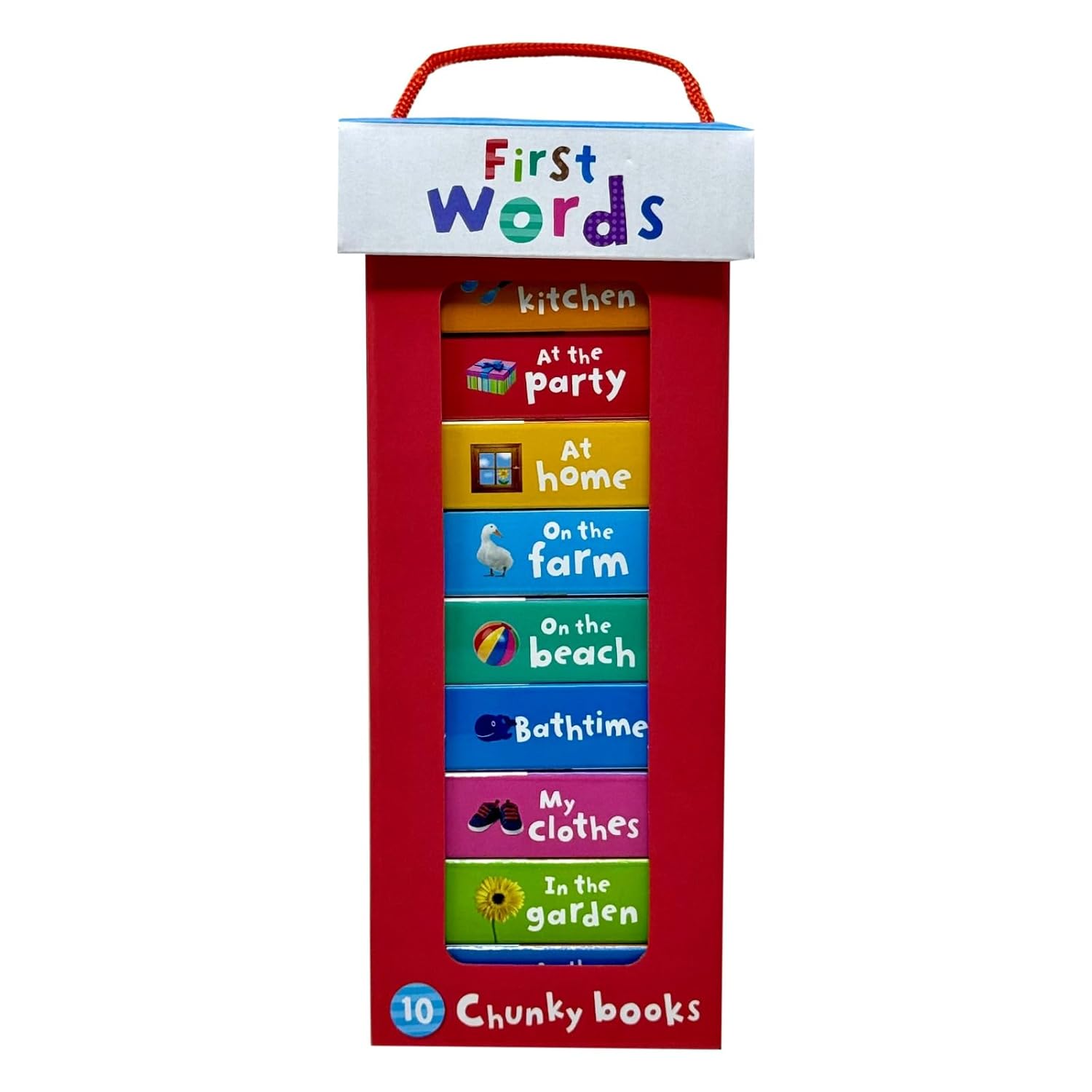 First Words 10 Books Collection Set - Ages 0–5 - Board Book - Lets Buy Books
